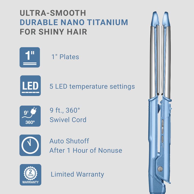 Plancha Para Peinar Babylisspro 1 De Acero Inox... image number null