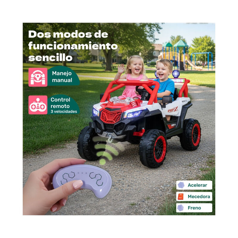 Camioneta Montable Electrica Buggy 6v Ni&ntilde;os Con... image number null