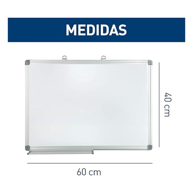 Pizarrón Magnetico 60x40 cm Incluye Plumón y Bo... image number null