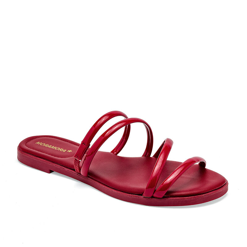 Moramora sandalia piso para mujer rojo cod 1407... image number null