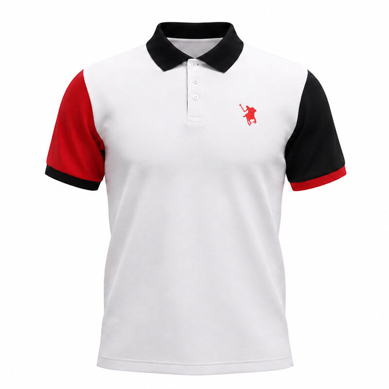 Playera Blanca Tipo Polo Yorkteam Polo Club Par... image number null