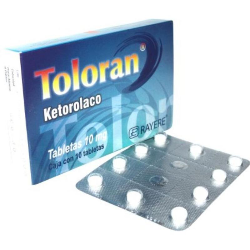 Toloran 10 Tabs 10Mg 10mg caja con 10 tabletas image number null
