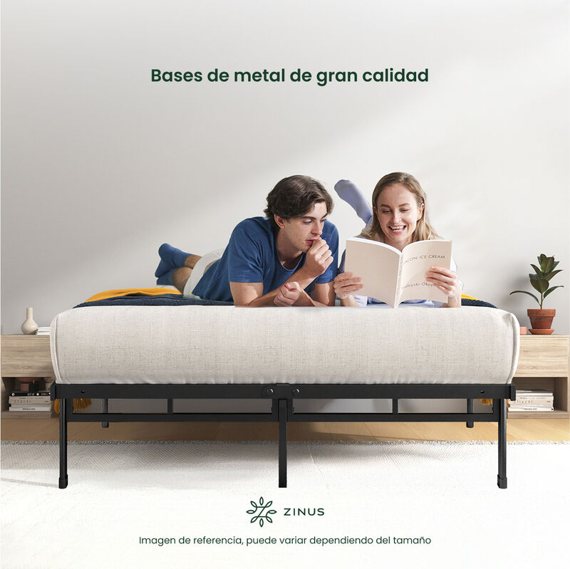 Zinus | Base De Cama Matrimonial Zinus Justin D... image number null