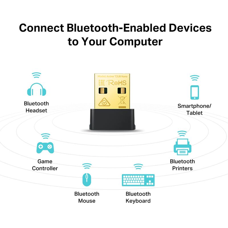 Adaptador Usb Bluetooth Wifi 2 En 1 Tp-link Arc... image number null