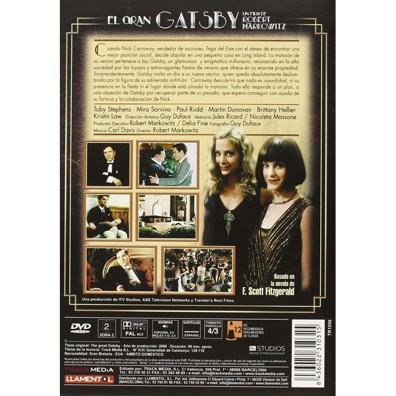 El Gran Gatsby [dvd] image number null