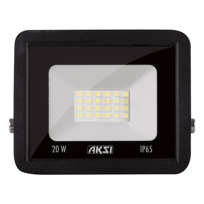 Pack de 4 reflectores LED Aksi 20W IP65 Luz Bla... image number null