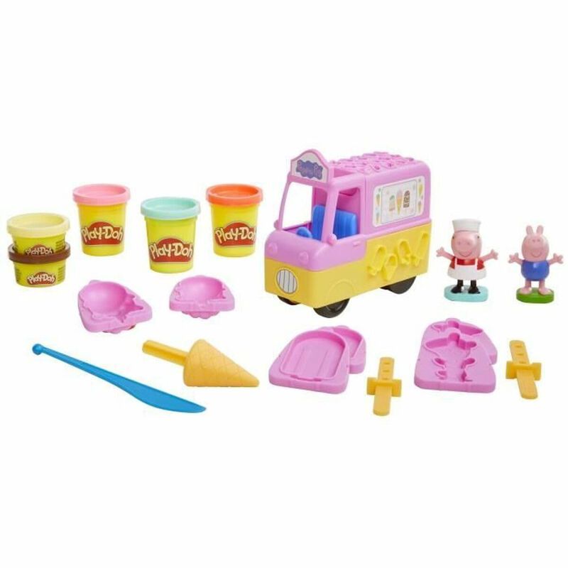 Playset Play-doh Peppa's Ice Cream Con Cami&oacute;n D... image number null