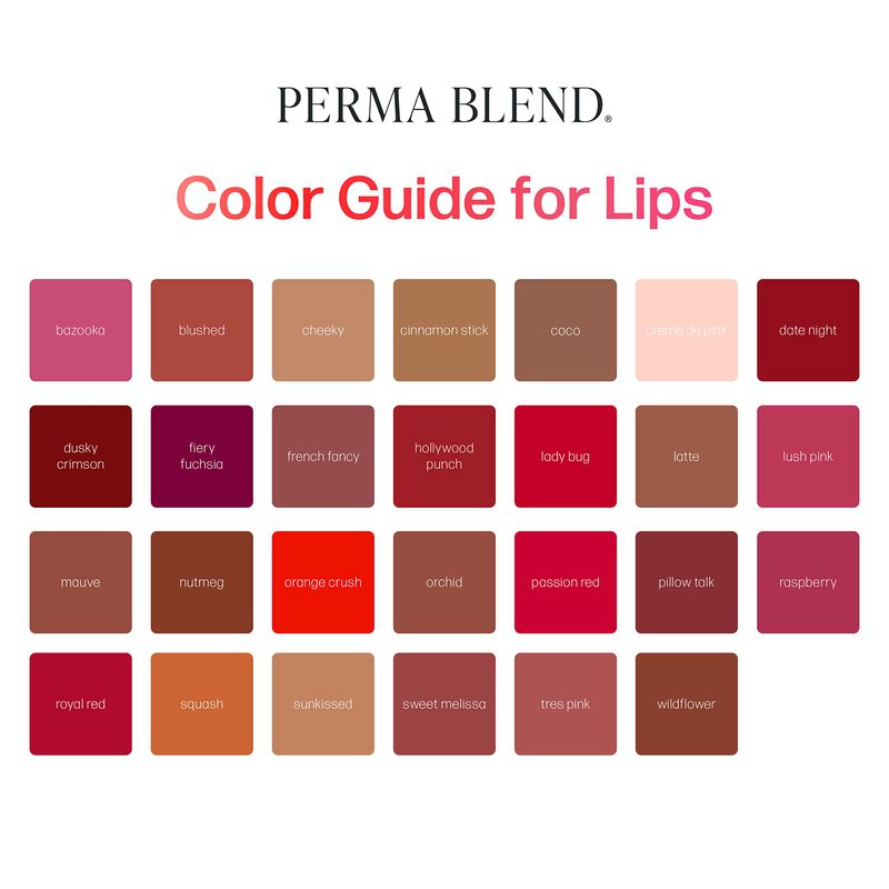 Set De Labios Perma Blend Tinta De Tatuaje 6&times;15... image number null