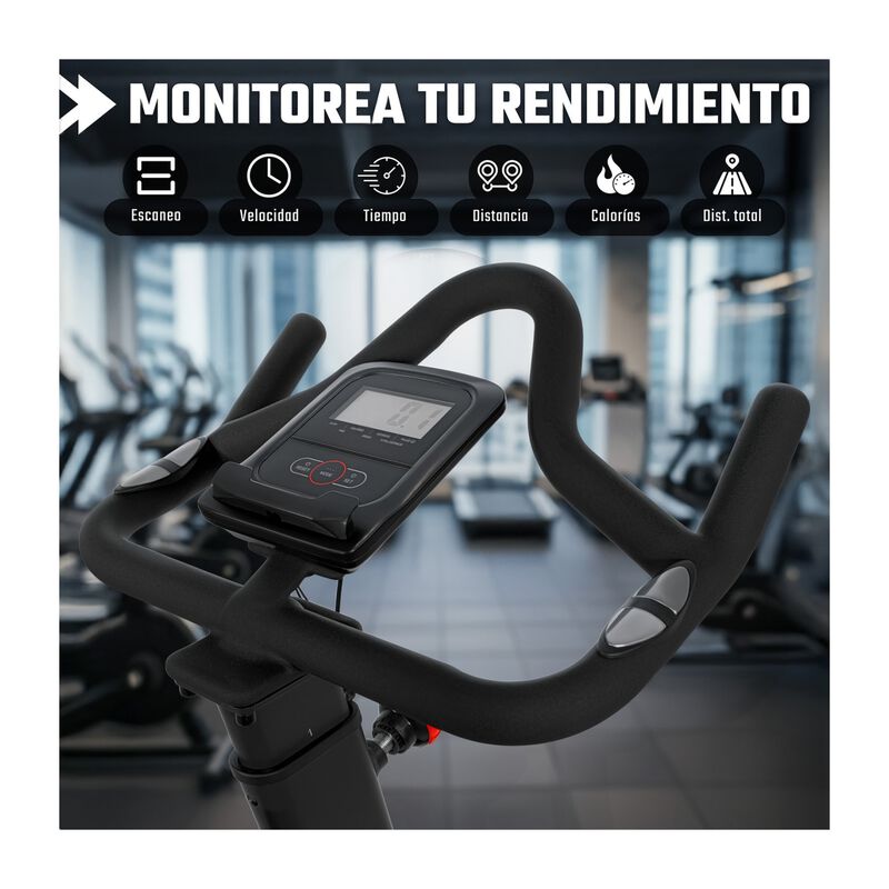 Bicicleta Spinning Fija Estatica Ejercicio Moni... image number null