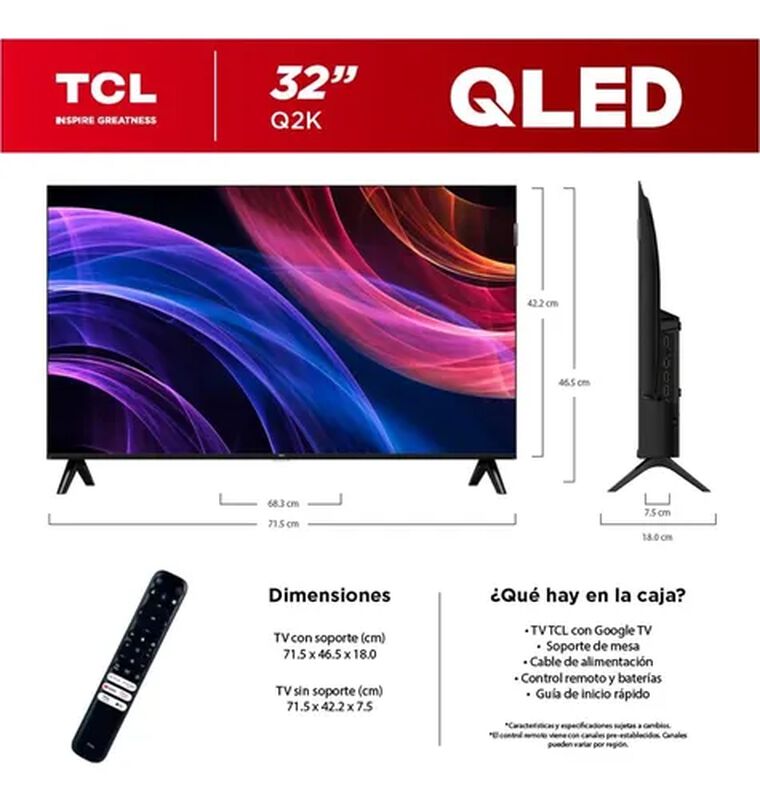 Televisor Tcl MOD. 32Q2K image number null