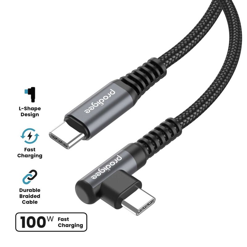 Cable Datos Prodigee Usb-c A Usb-c Angulo 90 1.... image number null