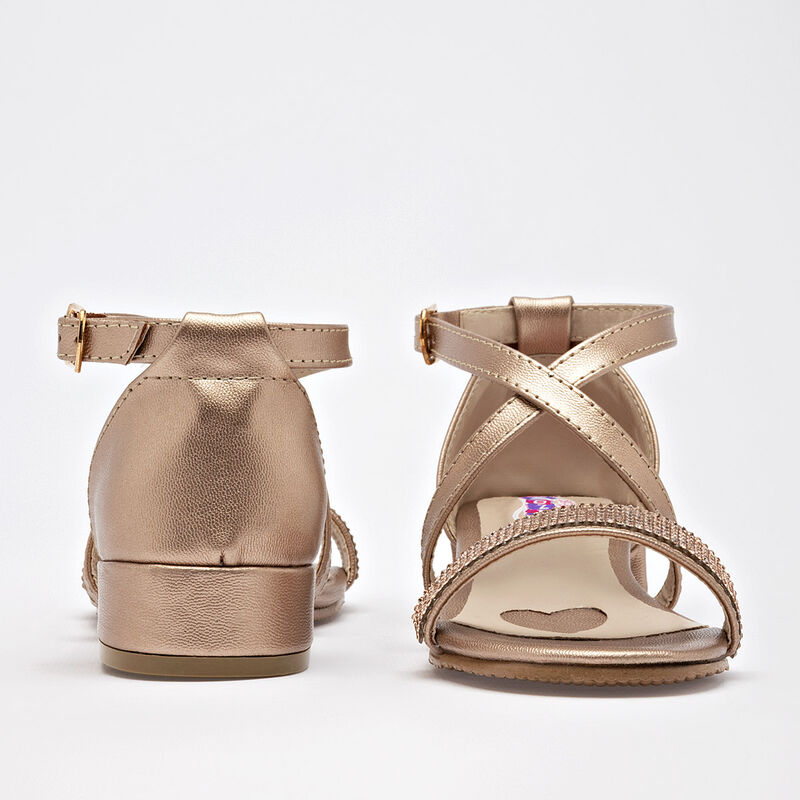 D'Monas Zapato de graduaci&oacute;n para ni&ntilde;a. Dorado ... image number null