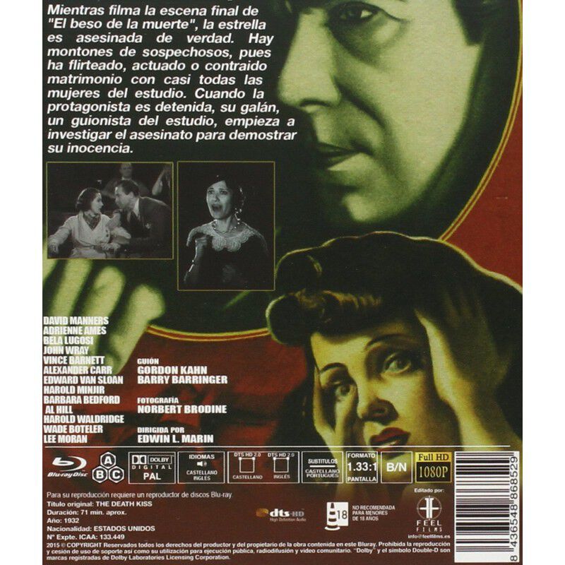 El Beso De La Muerte [blu-ray] (1932) Kiss Of D... image number null