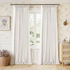 Cortinas Twodrapes 274 cm Marfil Opacas Con Pliegues En Pinza &ndash; 2 Paneles