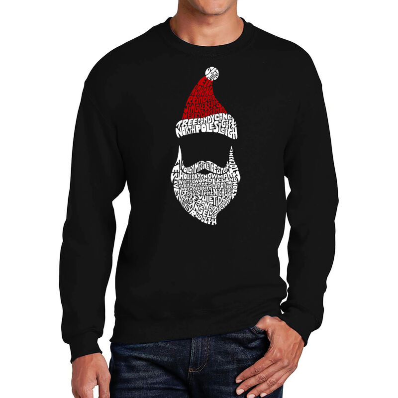 Sudadera De Cuello Redondo Word Art Para Hombre... image number null