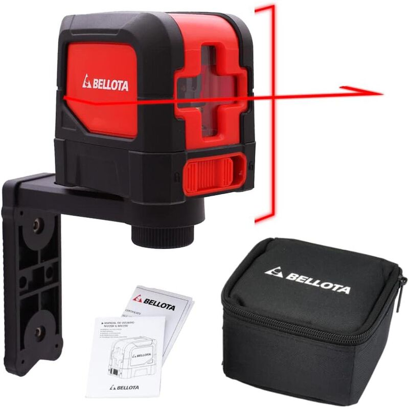 Nivel L&aacute;ser Bellota Rojo 20mts Profesional Mode... image number null