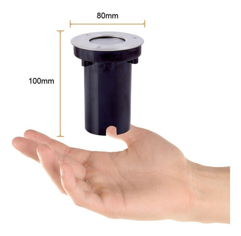 Lampara Empotrado Piso Led Aluminio 6w Luz Suav... image number null