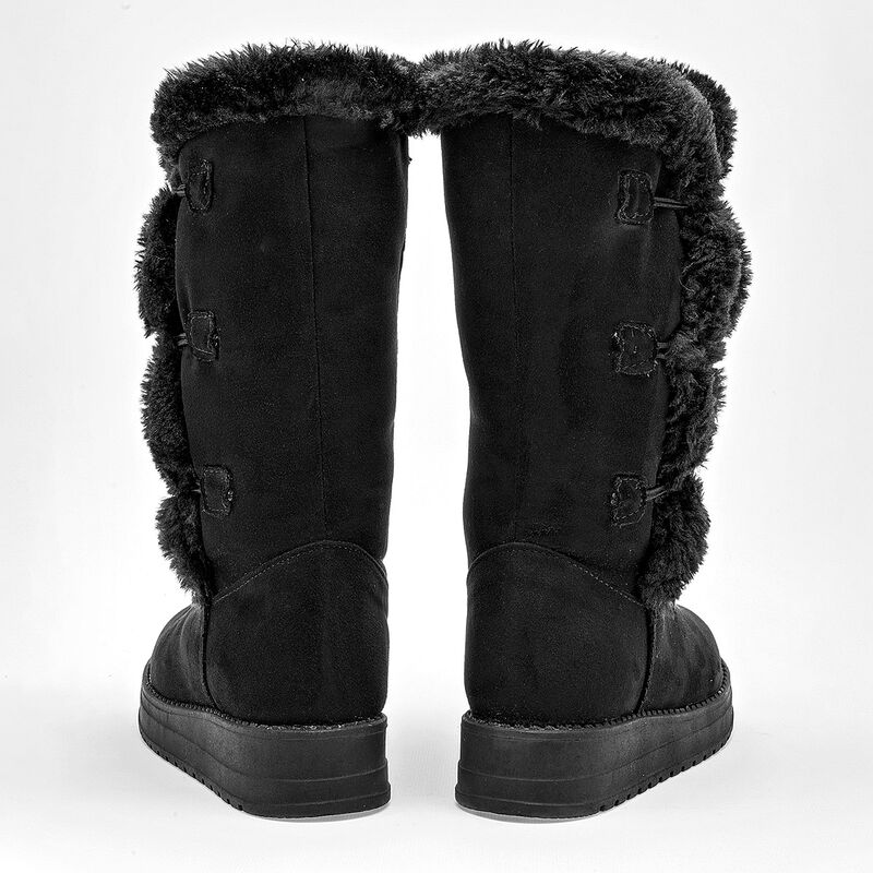 Rojo Cereza Bota para ni&ntilde;a. Negro image number null