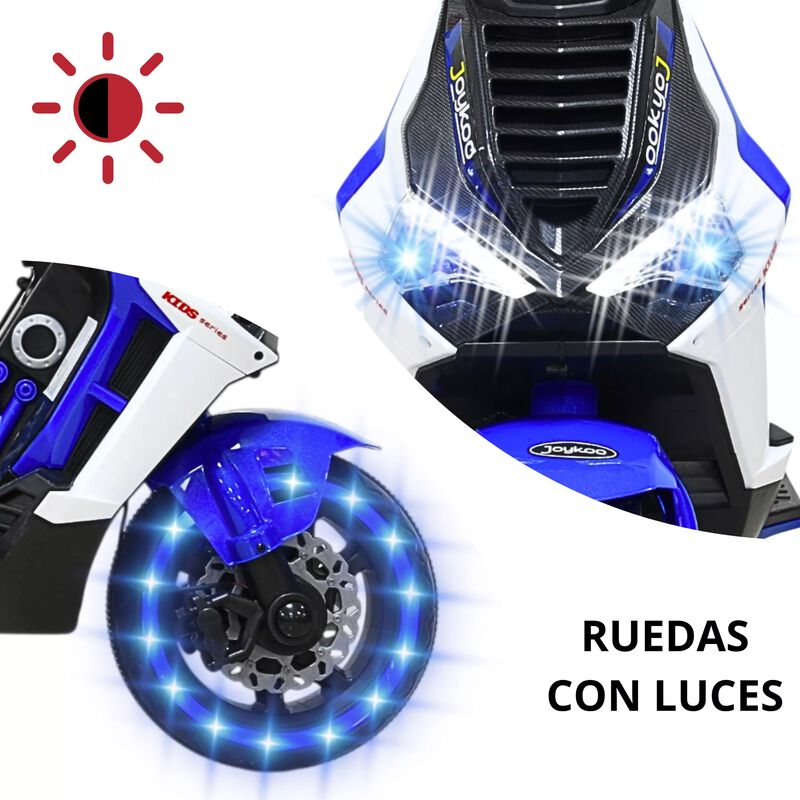 Motocicleta El&eacute;ctrica Montable Para Ni&ntilde;os Luces... image number null