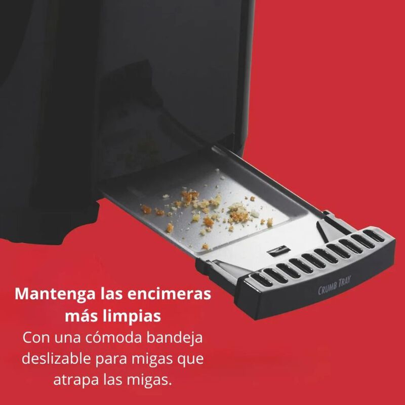 Tostadora 2 Rebanadas Extra-wide Slots Hamilton... image number null
