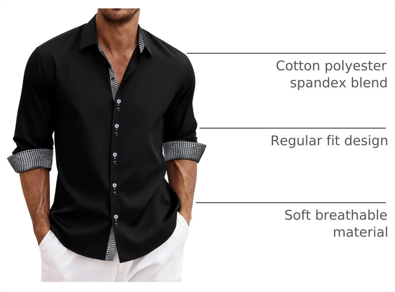 Camisa Dibangu De Manga Larga Negra Y Blanca - ... image number null