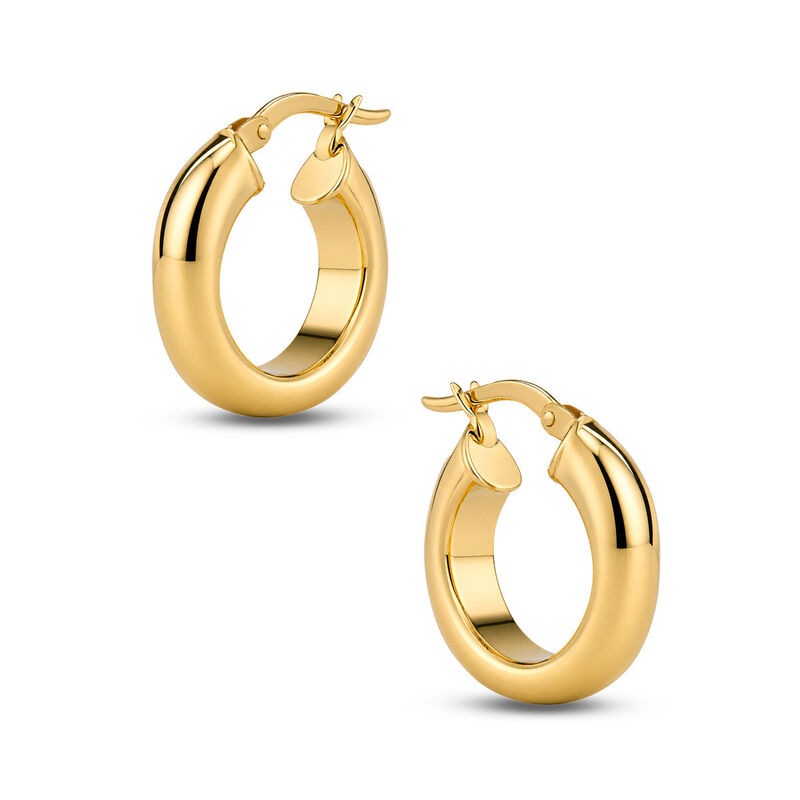Arracadas Oro Amarillo 10k 10mm | Destello Fino... image number null