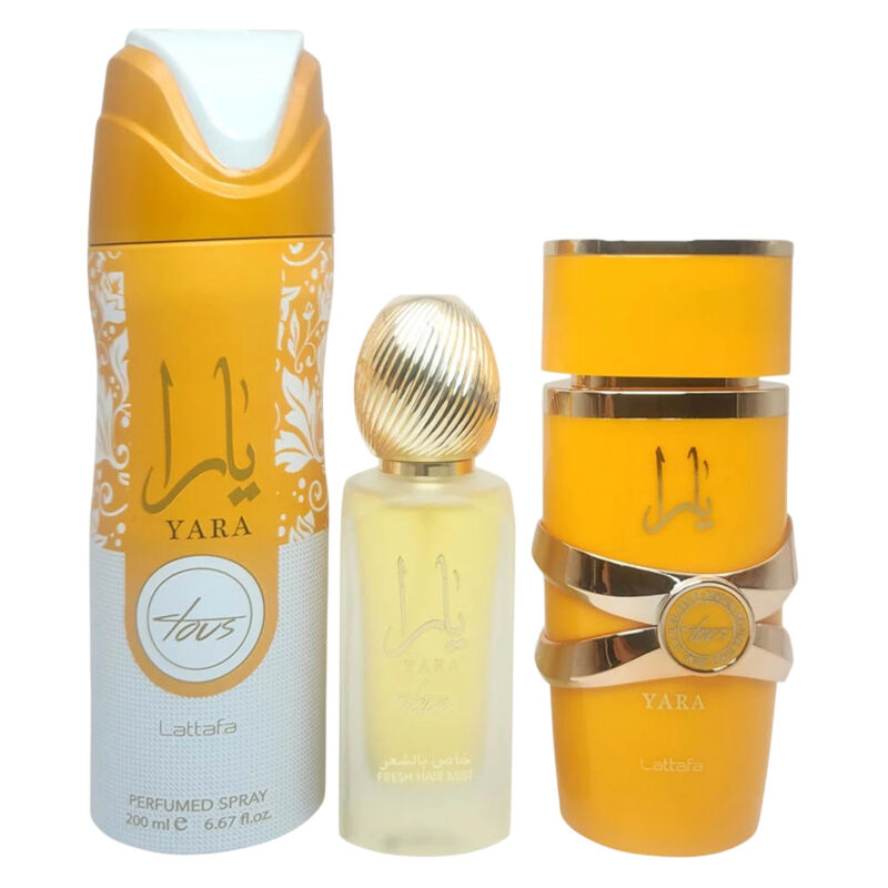 Set Lattafa Yara Tous 3pzs Edp100ml/dep 200ml/h... image number null