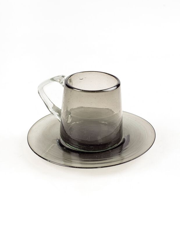 Tazas c/ Platos Set de 6 Tazas con Plato de Vid... image number null