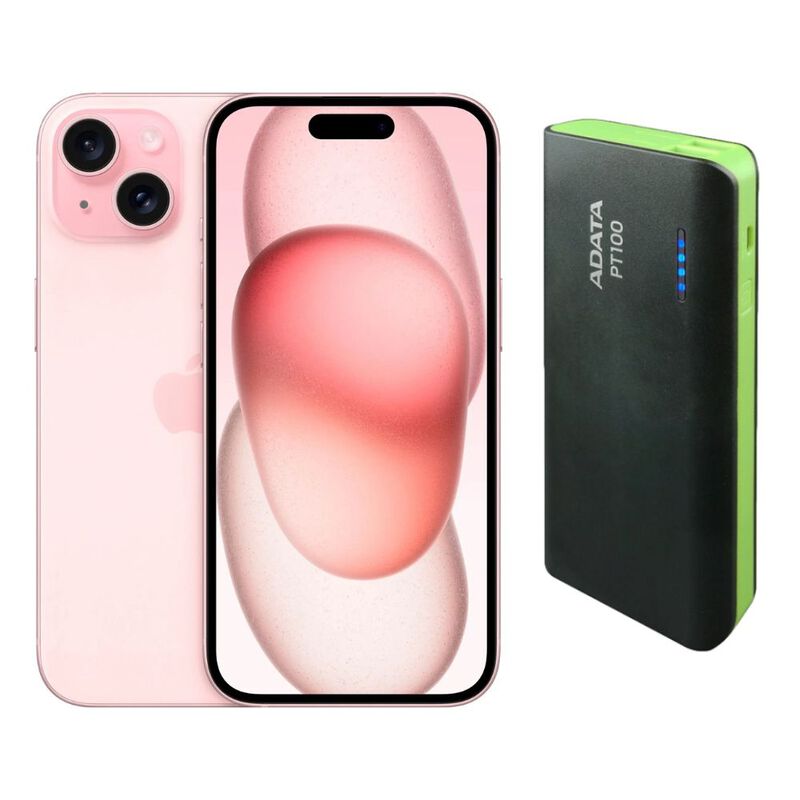 iPhone 15 128GB Rosa CHIP Reacondicionado m&aacute;s P... image number null