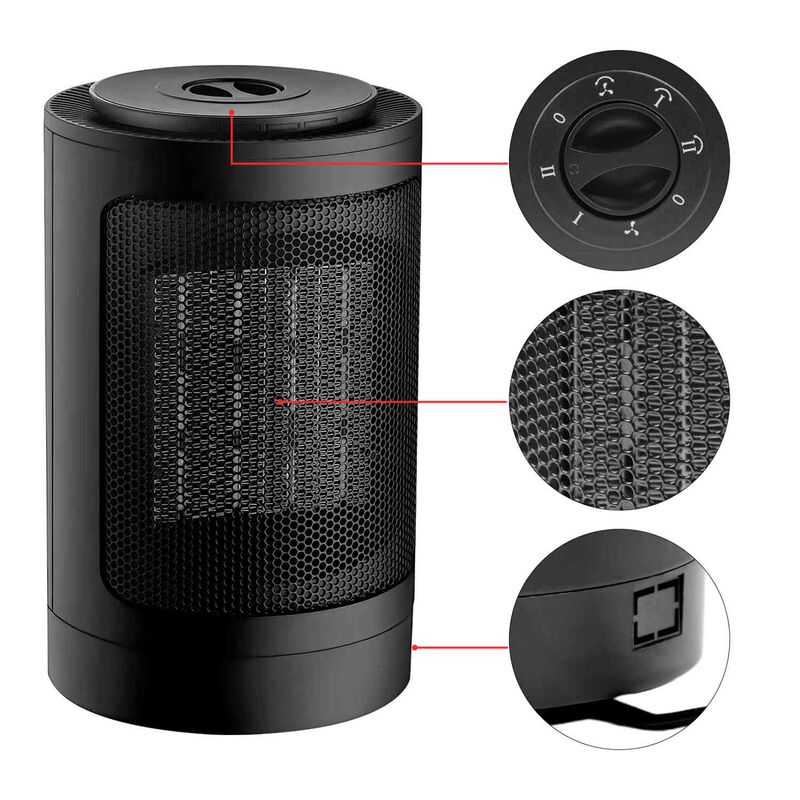 Kit 2 Calentadores Aire Calefactor Ventilador C... image number null