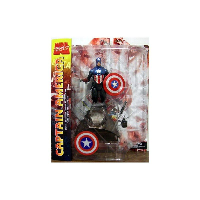 Figura Capit&aacute;n Am&eacute;rica Marvel Select Articulada... image number null
