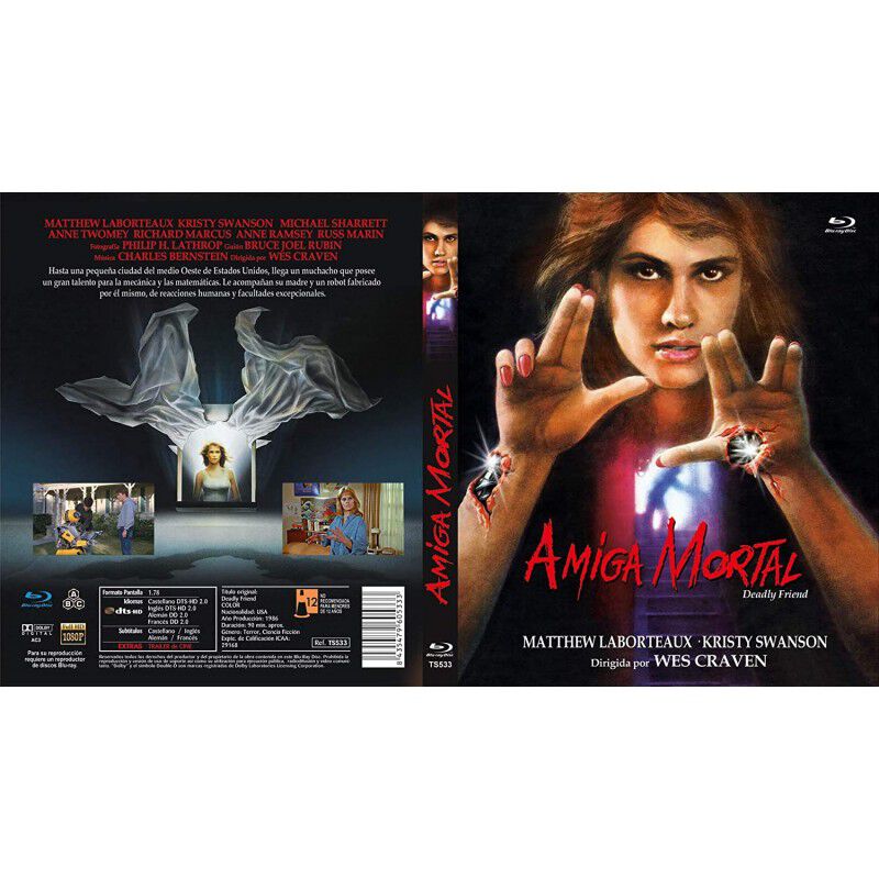 Amiga Mortal [blu-ray] (1986) Deadly Friend image number null