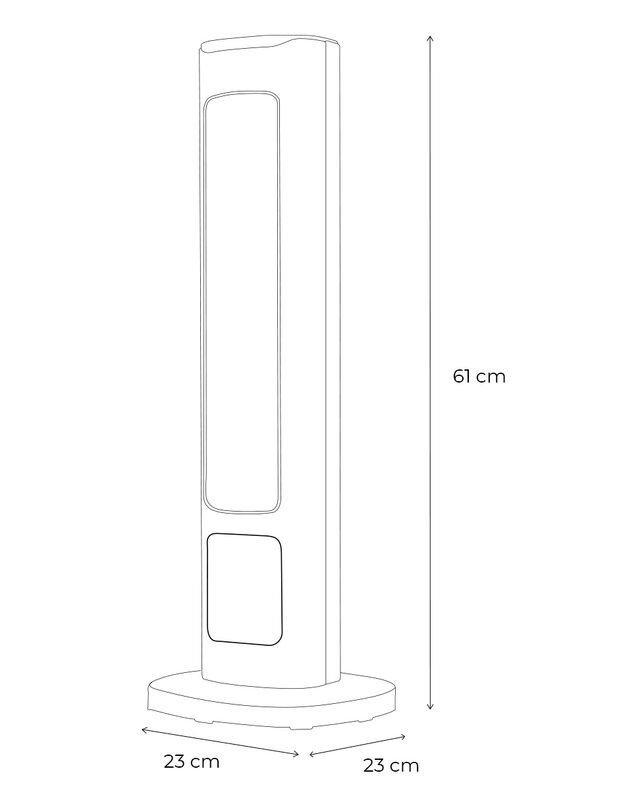 Calefactor Torre 24 WiFi Inteligente Smart Home... image number null