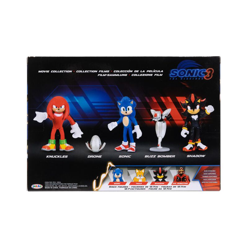 Figuras De Acci&oacute;n Sonic The Hedgehog Movie De 6... image number null