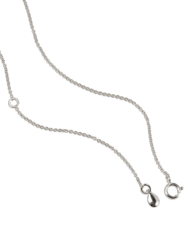 Gargantilla Oro Blanco 14k Con 6 Pts Diamante Y... image number null