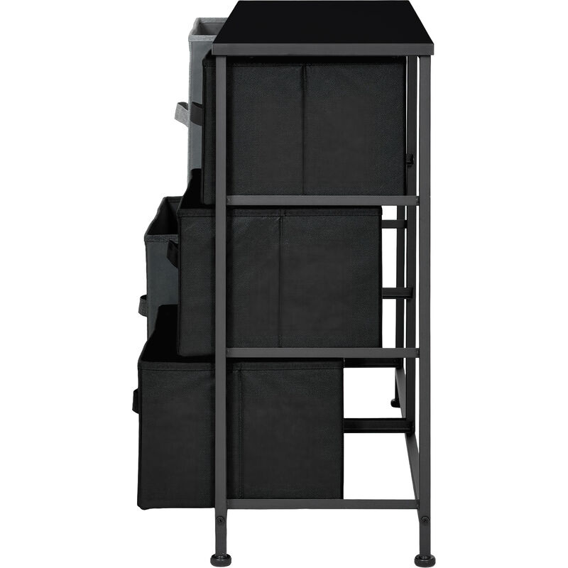 Mueble Cajonera Buro Organizador 5 Cajones Tela... image number null
