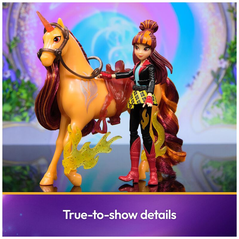 Toy Unicorn Academy Valentina & Cinder Con Acce... image number null