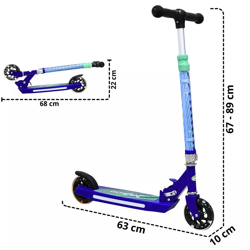 Scooter Pat&iacute;n Del Diablo Para Ni&ntilde;os Con Luces P... image number null