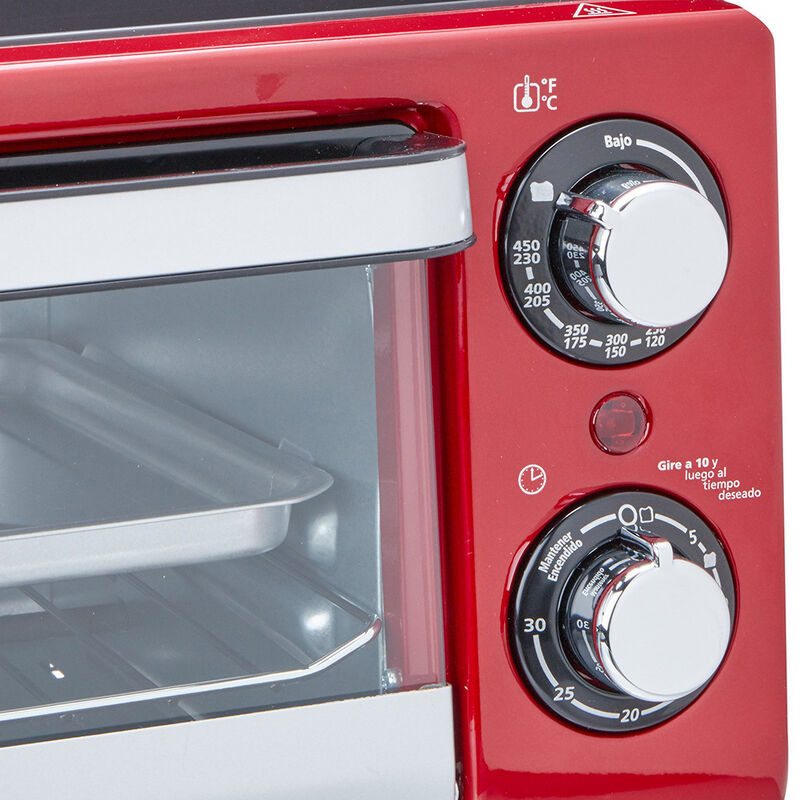 Horno Tostador Oster Rojo 10 Litros image number null