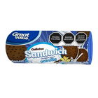 Galletas Great Value con relleno sabor vainilla 150 g