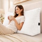 Almohada De Cabecera Zonamat King Blanco De Franela