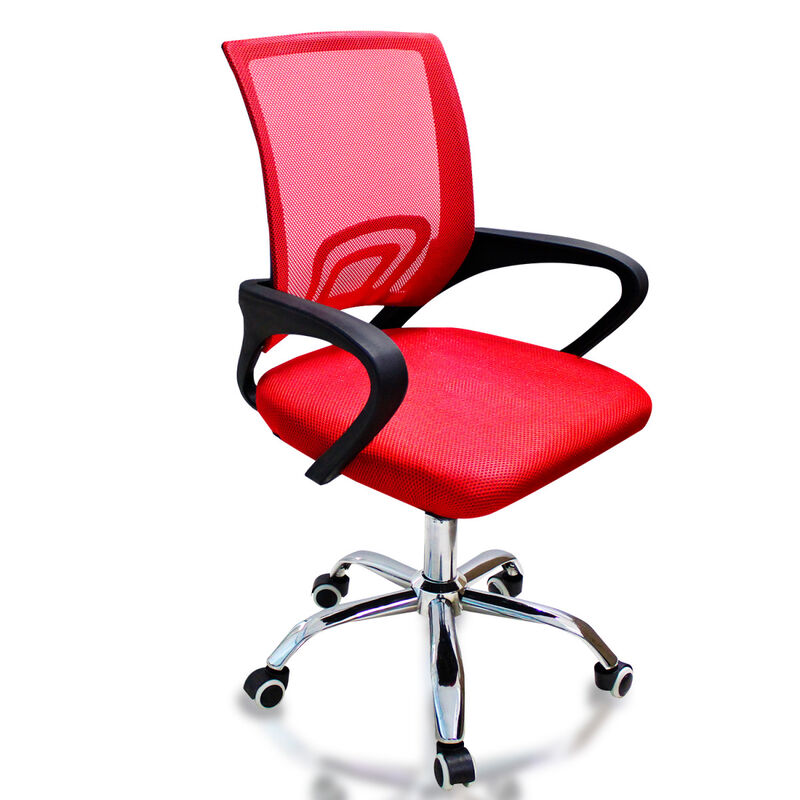 Silla de Escritorio Roja image number null
