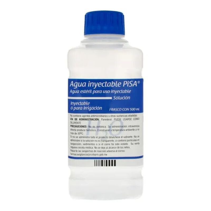 PISA AGUA ESTERIL SOLUCI&Oacute;N 500 ML image number null