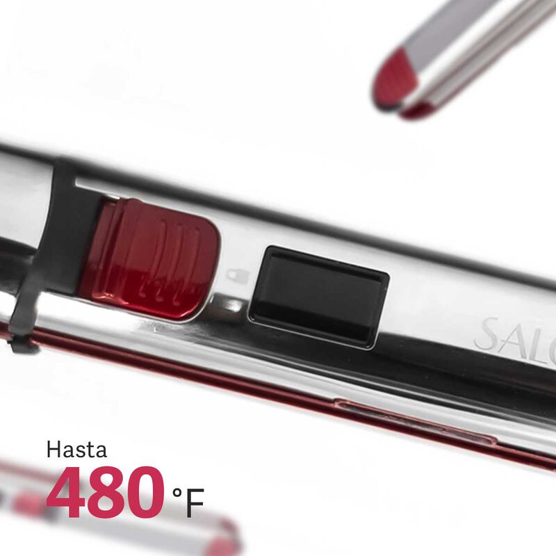 Plancha Ferro 2 En 1 Para Cabello Salon Beauty ... image number null