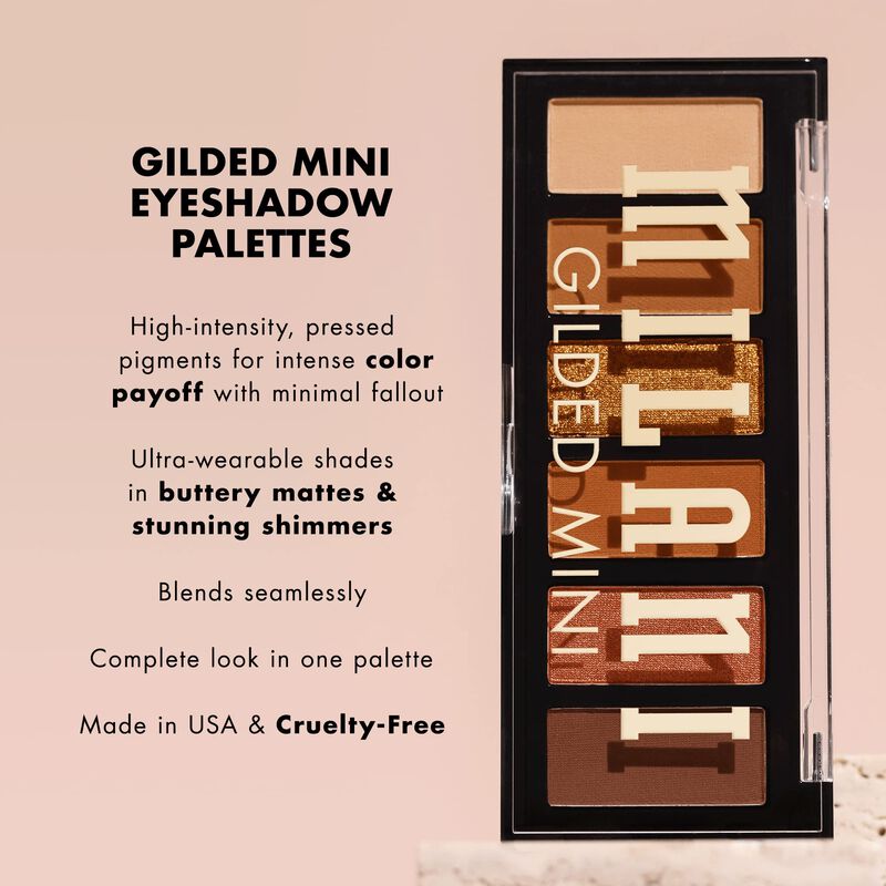 Paleta De Sombras De Ojos Milani Gilded Mini Wh... image number null