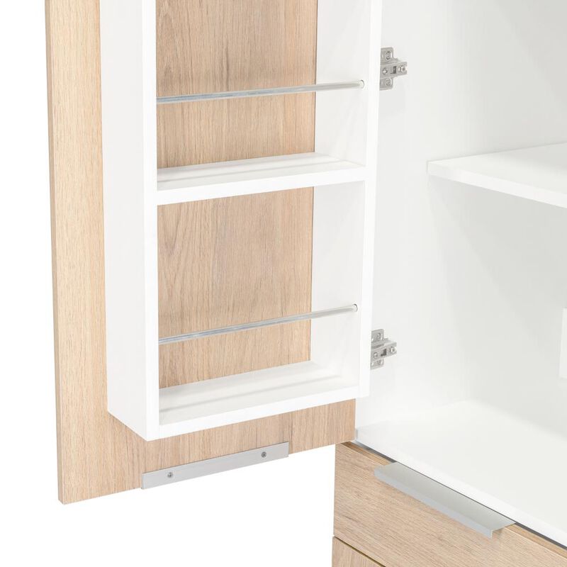 Alacena Amir Blanco Y Beige Virtual Muebles image number null