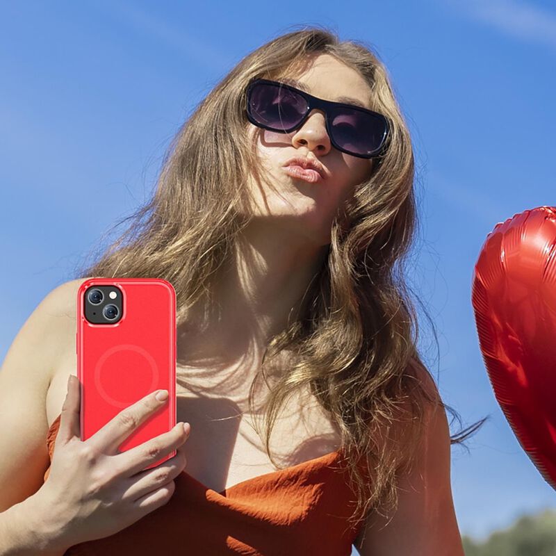 Funda Mybat Fuse Mag Para Iphone 15 - Roja image number null