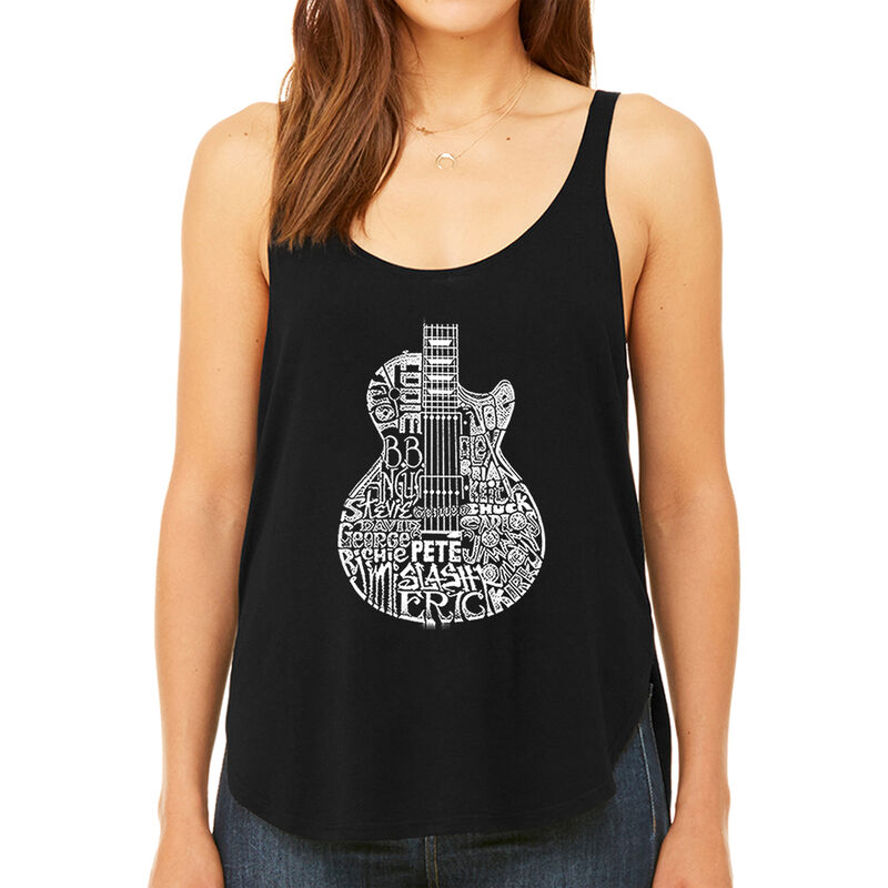 Tank Top Holgado Word Art Para Mujer - Rock Gui... image number null
