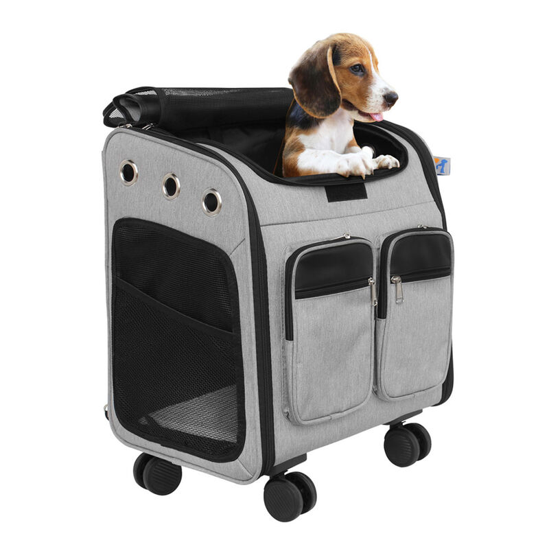 Mochila con Ruedas Transportadora para perro y ... image number null