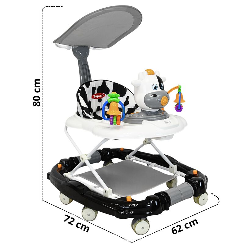Andadera para Bebé Mecedora Vaca con Sonido Bas... image number null